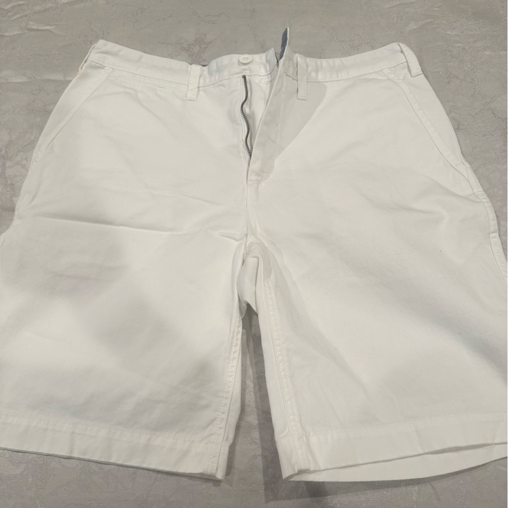 Polo Mens White Cotton Shorts size 34